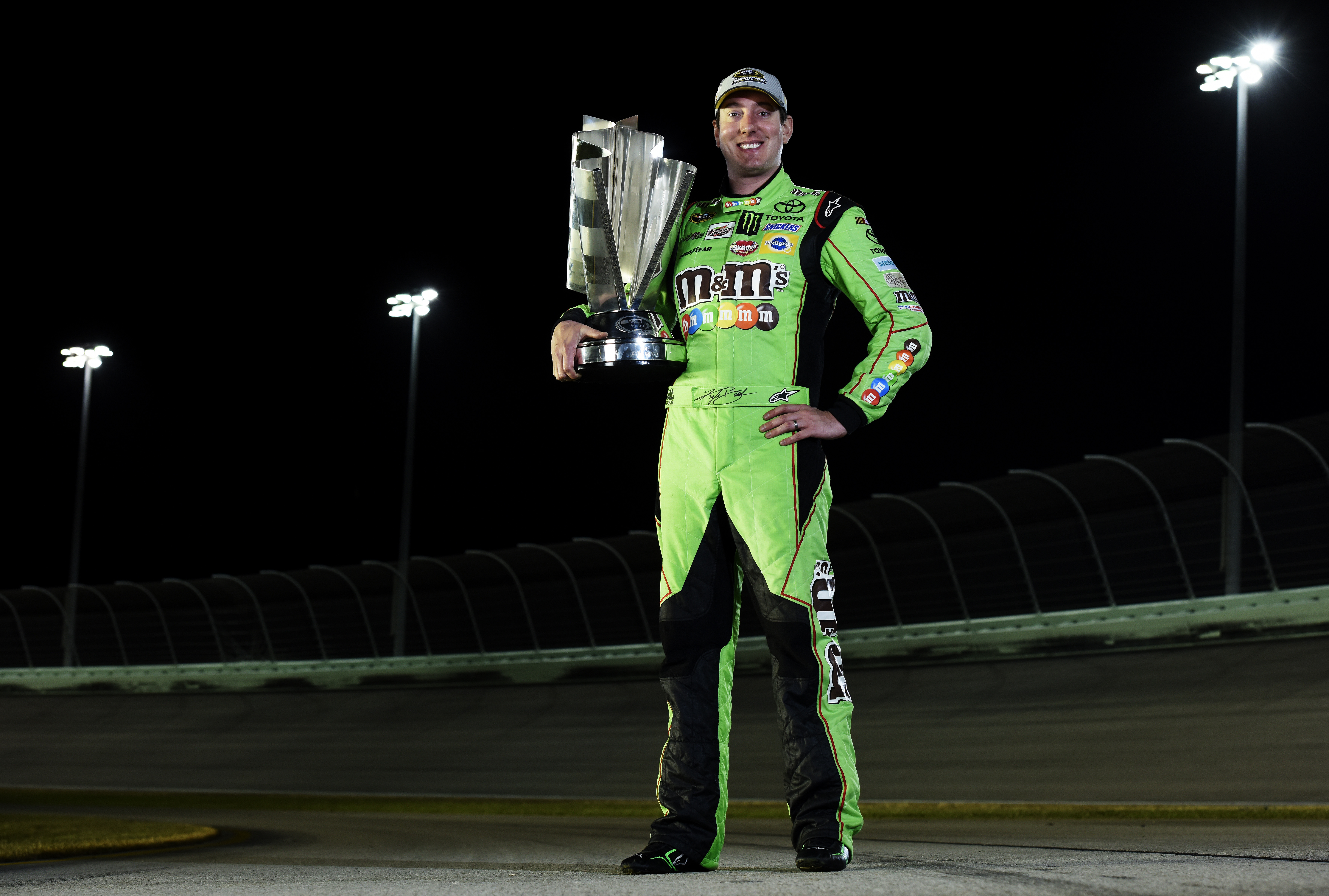 Kyle Busch portrait as the 2015 Cup Series champion.