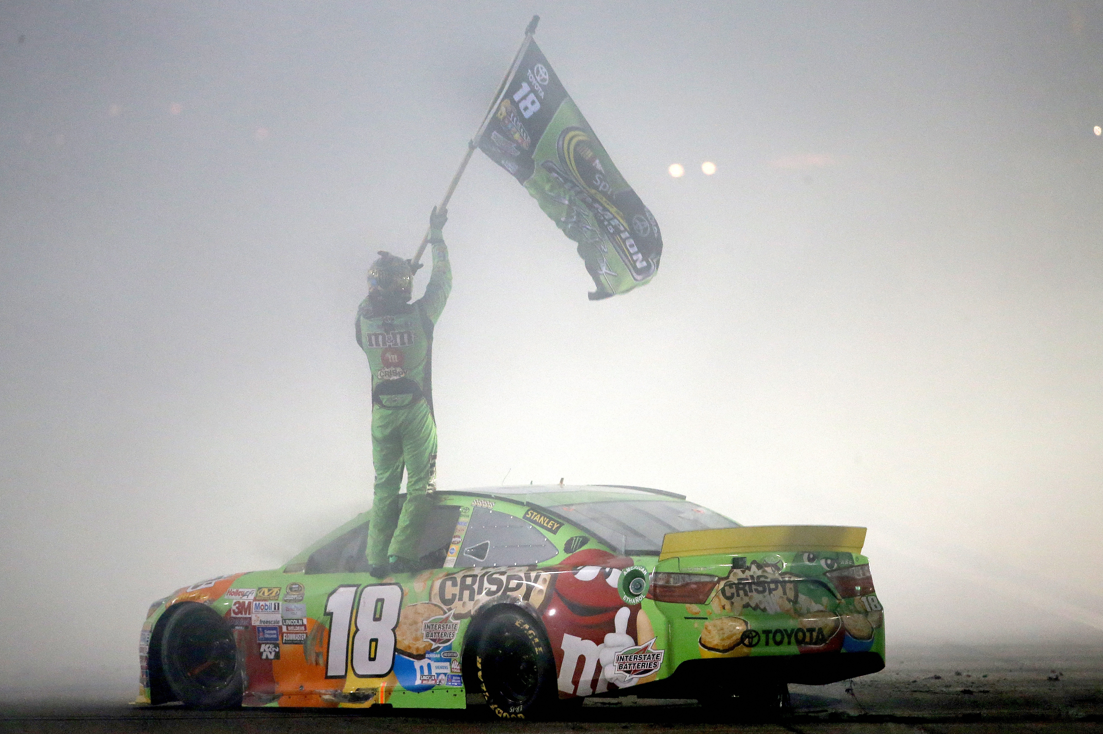 Kyle Busch at Homestead during the 2015 championship finale.