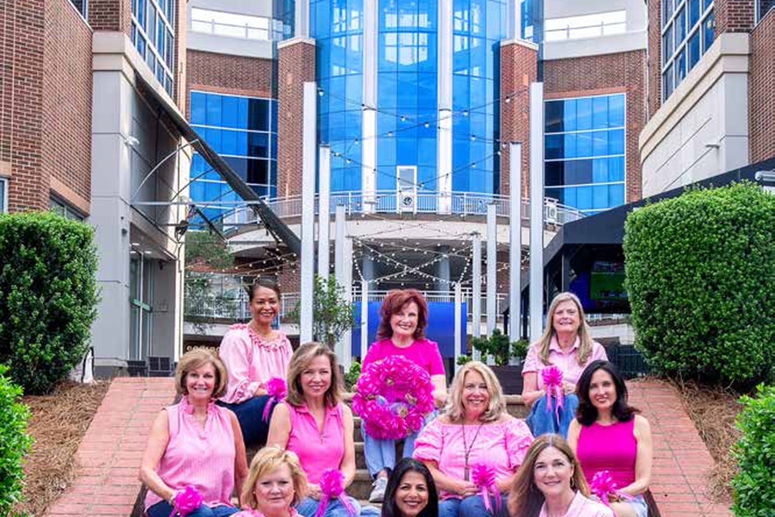 Ballantyne Country Club Pink Bow Campaign street captains