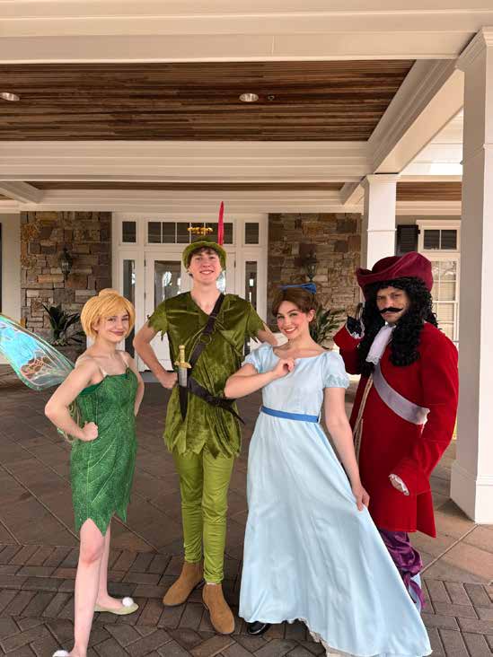 Characters at the BCC Peter Pan Brunch