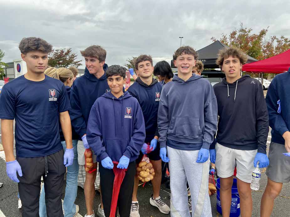 YMSL members at the Pineville Potato Drop